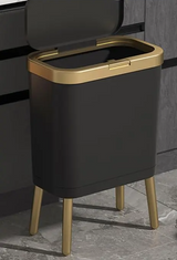Poubelle Slim Élégance – Abattant Moderne pour Chambre, Salle de Bain & Cuisine