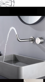 Auréa Robinet Mural Minimaliste pour Lavabo