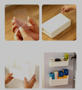 Organisateur de Porte Multifonction sans Perçage – Support de Rangement pour Épices, Films Alimentaires et Accessoires