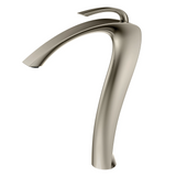 Robinet de lavabo en laiton chromé brillant avec mitigeur eau chaude et froide et cartouche anti-fuite