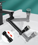 HydroFlex 360 – Embout de Robinet Rotatif Extensible avec Économiseur d’Eau pour Cuisine et Salle de Bain