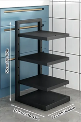 ChefSort – Organisateur Réglable pour Casseroles et Poêles en Acier