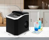 Machine à Glaçons Compacte Automatique – Fabrication Rapide de Glace | Refroidissement en 6 Minutes | Appareil Portable Cuisine