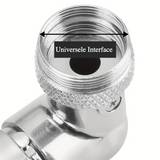 HydroCascade 4-en-1 – Robinet de Cuisine Pivotant avec Mode Cascade et 4 Jets Réglables