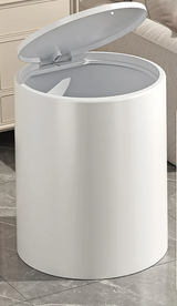 Poubelle ÉlégancePress – Poubelle de Salle de Bain Design avec Couvercle Anti-Odeurs