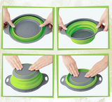 Passoire et Égouttoir Pliable en Silicone – EcoColander