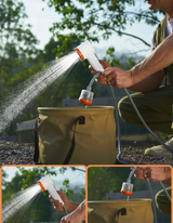 AquaNomad 2025 – Douche Portable Rechargeable avec LED pour Camping, Jardin et Outdoor