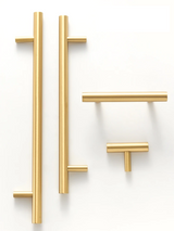 Poignée T-Bar -LineaBrass – Laiton Massif, Extra Longue et Design Moderne