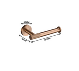Ensemble d’Accessoires de Salle de Bain RoséLuxe – 6 Pièces en Acier Brossé Finition Rosé
