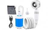 AquaFlex Smart – Douche Portable Rechargeable avec Pompe et Contrôle Digital