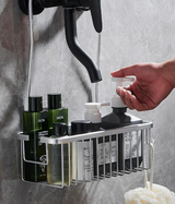 Étagère de Douche Sans Perçage en Aluminium