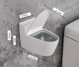 Cendrier Mural Compact – Hygiénique et Pratique pour Salle de Bain, Toilettes et Bureau