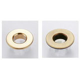 ÉléganceRetro BasinCover – Cache Trop-Plein Premium en Laiton pour Lavabo (Noir, Argent, Or, Bronze Vintage)