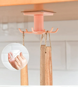 TurnHook – Organiseur Rotatif Autocollant pour Cuisine et Salle de Bain