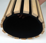 Panneau Mural Acoustique Flexible Aspect Chêne