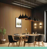 Panneau Mural Acoustique Flexible Aspect Chêne