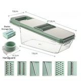 ChefSlice – Coupe-Légumes 6-en-1 avec Lames Interchangeables en Acier Inoxydable