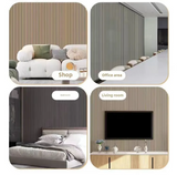 Panneau Mural Adhésif 3D -Lames Design – Revêtement Décoratif PVC Imperméable pour Murs et Plafonds