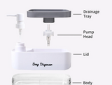 DualFlow Distributeur de Liquide Vaisselle – Manuel avec 2 Modes de Dosage et Design Amovible