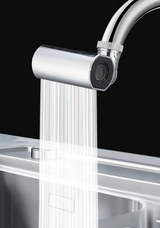 HydroCascade 4-en-1 – Robinet de Cuisine Pivotant avec Mode Cascade et 4 Jets Réglables