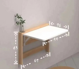 Table Murale Rabattable Ultra-Mince