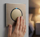 Prise Murale Aluminium Brossé Marron Multiport Élégance – Prise Schuko avec USB et RJ45 | Installation Encastrée | Connectivité Moderne