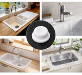 Couvercle Anti-Débordement Universel – Stoppeur d’Eau Intelligent pour Lavabo, Baignoire & Évier