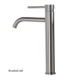Mitigeur Lavabo Haut de Gamme – Robinet Monotrou en Or Rose Brossé avec Levier Unique