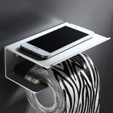 ShelfRoll – Porte-Papier WC en Aluminium avec Étagère Intégrée