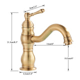 Mitigeur de Lavabo Vintage Élégance