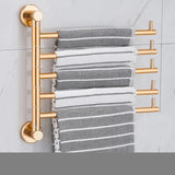 LuxeFold – Porte-Serviettes Pliable en Aluminium