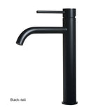 Mitigeur Lavabo Haut de Gamme – Robinet Monotrou en Or Rose Brossé avec Levier Unique