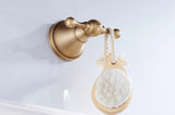 Style Rétro Élégant – Ensemble Salle de Bain en Laiton Antique