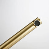 AuroraWall Prestige – Robinet Mural Encastré pour Vasque en Laiton Doré Brossé