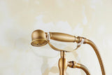Robusta Douche Set Murale – Mitigeur en Laiton avec Douchette et Bec Longue | Style Rétro Élégant