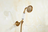 Robusta Douche Set Murale – Mitigeur en Laiton avec Douchette et Bec Longue | Style Rétro Élégant
