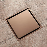 Caniveau de Douche Carré Roségold