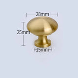 Poignée Vintage Dorée  Élégance Orientale