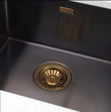 VintageFlow Bouchon d’Évier en Laiton Massif