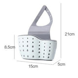 Organisateur de Lavabo Suspendu FlexiSink – Support Réglable pour Éponge, Savon et Accessoires