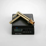 AuroraWall Prestige – Robinet Mural Encastré pour Vasque en Laiton Doré Brossé