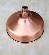 Pomme de Douche Pluie Vintage 20 cm – Laiton Cuivre Antique pour une Expérience Spa à Domicile