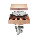 Caniveau de Douche Carré Roségold