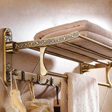 RomanceFold – Porte-Serviettes Mural Pliable en Aluminium