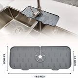AquaGuard – Tapis en Silicone Anti-Éclaboussures pour Robinet et Évier