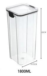 Bocaux Hermétiques Cuisine Style Japonais ClearFresh Premium – Rangement Céréales Grand Format | Anti-Humidité | Organisation Moderne