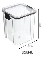 Bocaux Hermétiques Cuisine Style Japonais ClearFresh Premium – Rangement Céréales Grand Format | Anti-Humidité | Organisation Moderne