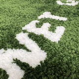 Tapis Décoratif - Herbe Douce – Paillasson Vert Effet Gazon Ultra Doux et Antidérapant