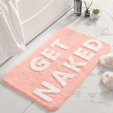 Tapis de Bain Antidérapant Microfibre SoftShag “Get Naked”