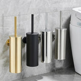 SteelClean Pro – Ensemble Brosse WC avec Support en Acier Inoxydable